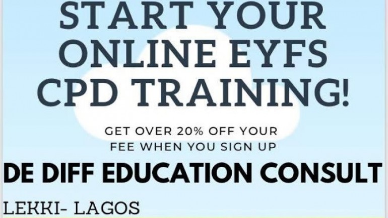 START YOUR ONLINE EYFS CPD TRAINING